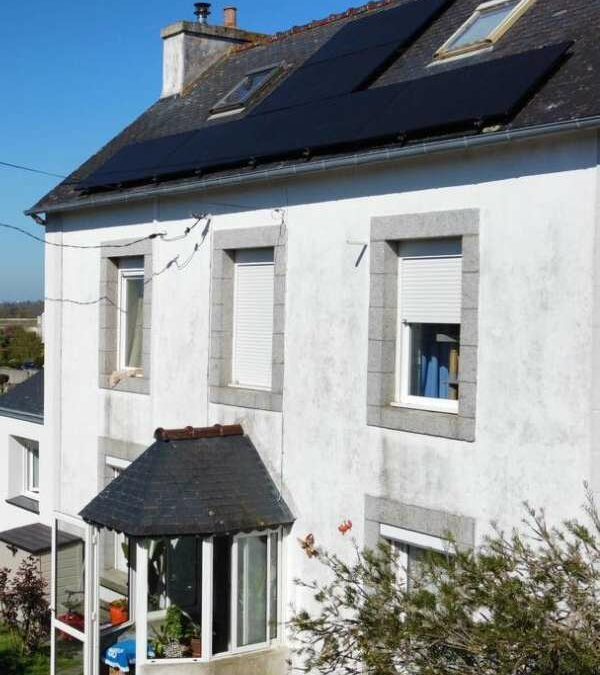 Panneaux photovoltaïques à Lennon